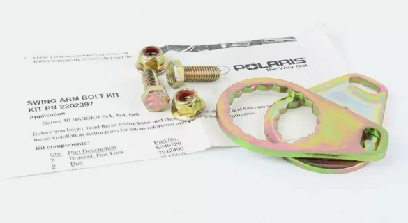 New 2004-2009 Polaris Swingarm Bolt Kit Series 10 Ranger 2x4 4x4 6x6 P/N 2202397