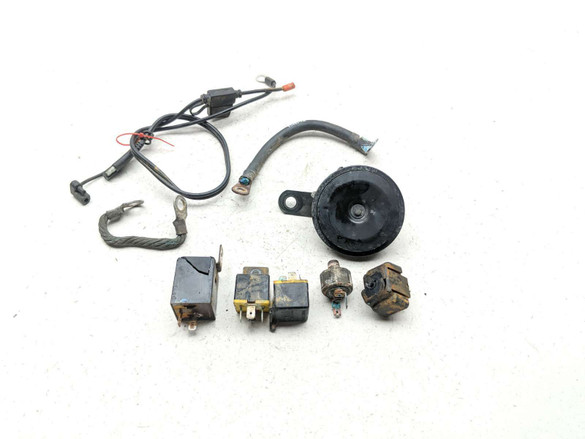 00 Buell Blast P3 Relay Horn Set w/ Battery Cables, Sensors
