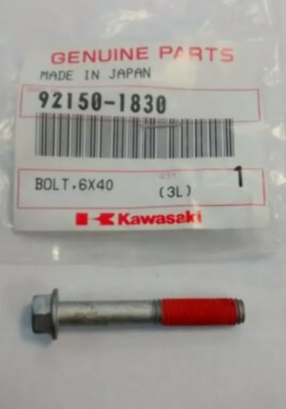 Kawasaki Bolt 6 x 40 Part Number - 92150-1830