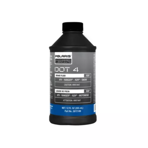 POLARIS OEM DOT 4 Brake Fluid 12oz Powersports ATV UTV Motorcycle 2872189
