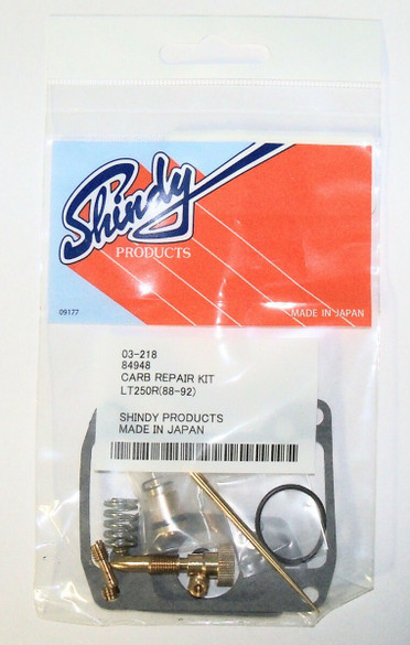 SHINDY 88-92 Suzuki Lt250r Quadracer 250 Carb Carburetor Repair Kit JAPAN 03-218