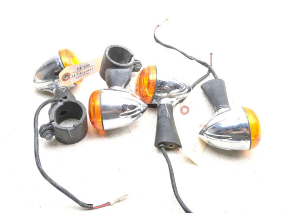 15-23 Indian Scout Front Rear Turn Signal Flasher Indicator Light Assembly Set