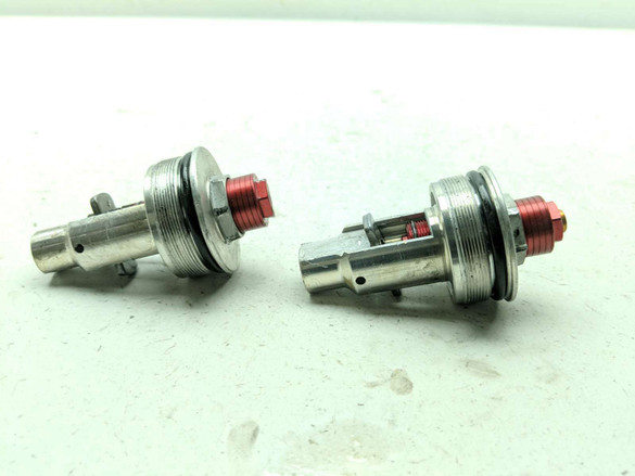 12-21 Kawasaki Ninja ZX14 Fork Suspension Caps Ends Set - Sun