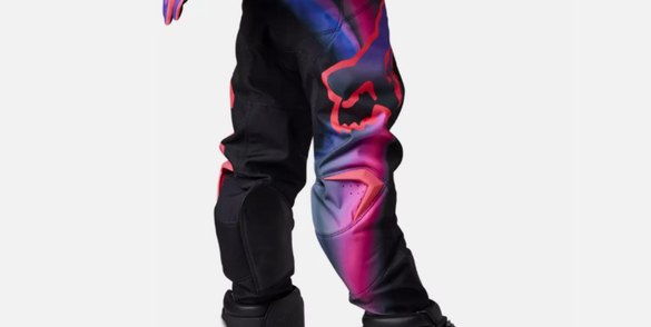 Fox Racing Youth Girls 180 Toxsyk Pant, Black/Pink Y26 29753-285-26
