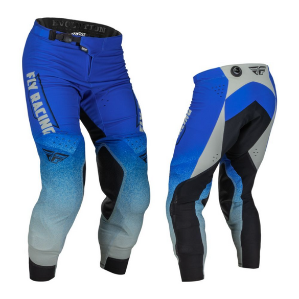 Fly Racing Evolution DST Pants Blue, Grey, Black SIZE: 28 376-13228
