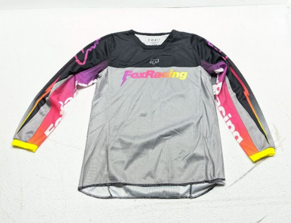 FoxRacing 180 Youth Statk Jersey Grey,Pink,Orange,Black SIZE:YTHMED 30487-172-YM FoxRacing 180 Youth Statk Jersey Grey,Pink,Orange,Black SIZE:YTHMED 30487-172-YM
