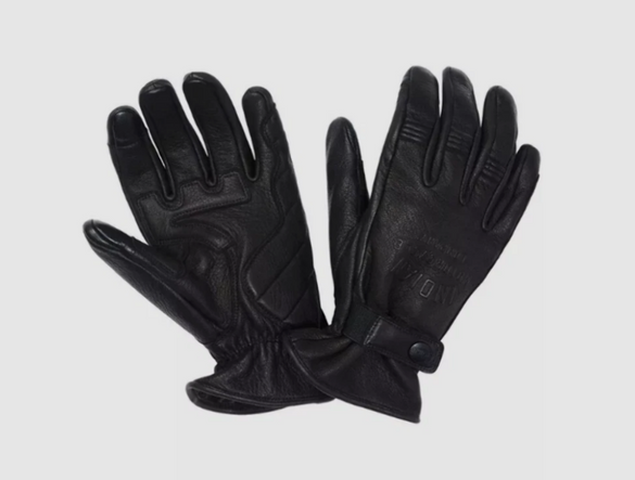 INDIAN Motorcycle Classic Women Gloves Black LARGE Leather 286284906