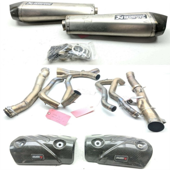12-21 Kawasaki Ninja ZX14 AKRAPOVIC Full Exhaust Header Pipe Pipes