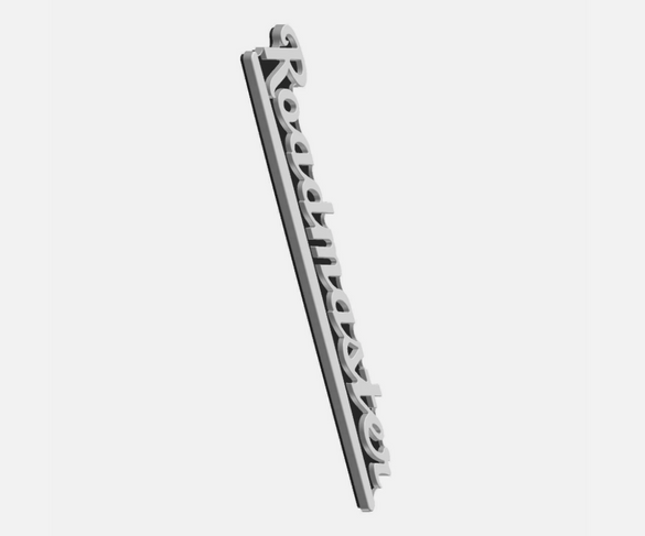 2017 Indian Roadmaster OEM Flat Badge, Roadmaster 5453428