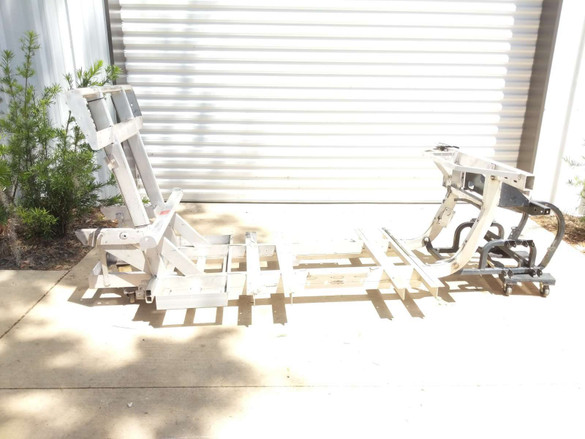 11 Polaris Gem E4 Electric Golf Cart Main Frame Chassis STRAIGHT BOS