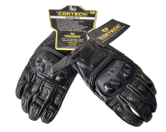 CORTECH CHICANE ST GLOVES - MEN'S SIZE 2XL BLACK/YELLOW 8344-0105-08