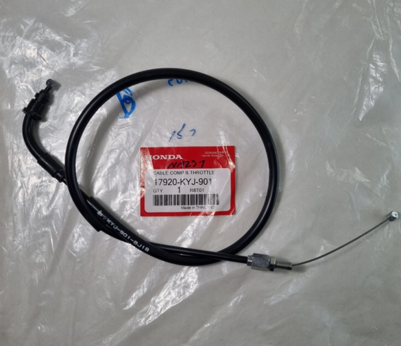 Honda 2011-2018 CB Throttle Cable B 17920-KYJ-901 New OEM