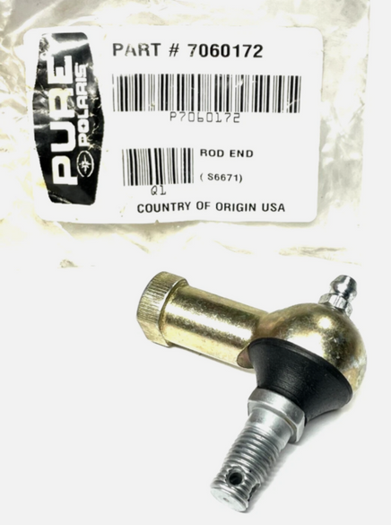 Polaris OEM 1987-1999 Trail Boss Right Inner Tie Rod End 7060172 NOS