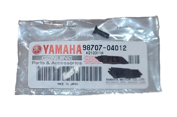 YAMAHA 1976-2024 OEM Flat Head Screw M4x12 Big Bear Warrior Kodiak Vmax SRX
