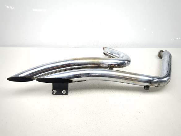 07-17 Harley Softail Fatboy FLSTF Exhaust Muffler Silencer Cans