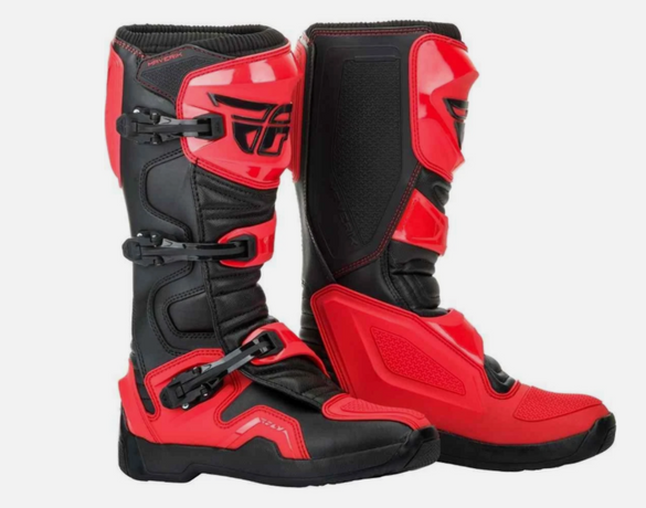 Fly Racing S19 Maverik Mens Motocross Boots - Red/Black - 12 364-67312