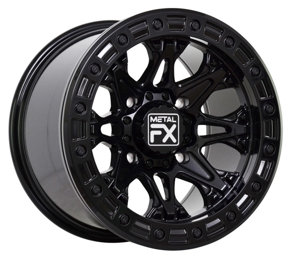 2016-2024 MFX Assassin Beadlock Wheel 15x10 4x136 Black Gloss UTV 78013
