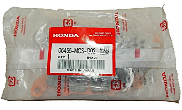 2002-2012 Honda ST1300 VTX1800 Front Brake Pad Set OEM 06455-MCS-G02