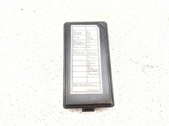 18-25 Kubota RTV XG850 Sidekick Fuse Box Cover FB203800B