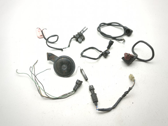 07 08 Kawasaki ZX6R ZX 636 Horn Brake Light Switch Positive Battery Cable Relay Set