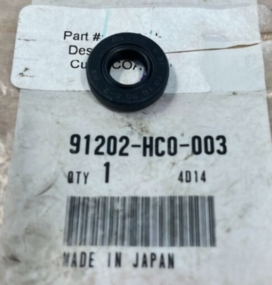 HONDA TRX350 CH250 TRX250 TRX300 NOS OEM 10X20X5 OIL SEAL 91202-HC0-003