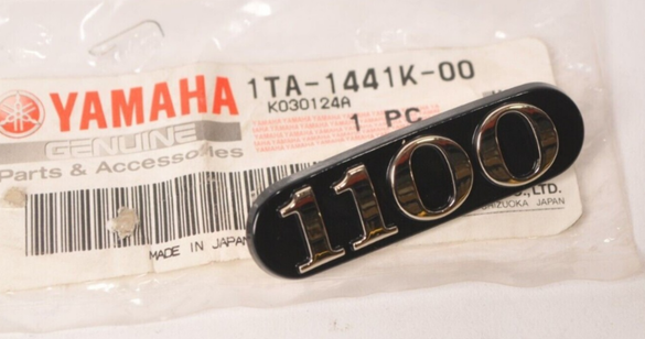 Yamaha 1100 Virago XV1100 OEM Emblem logo 1TA-1441K-00