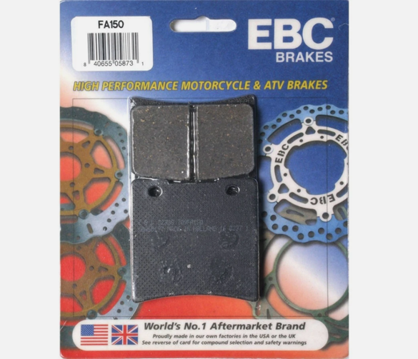 EBC Brakes Organic Brake Pads For 1986-1988 Suzuki Cavalcade GT GV1400GT FA150