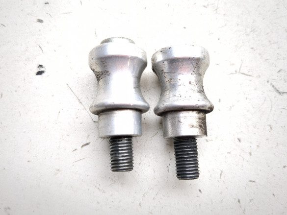 00-02 Kawasaki Ninja ZX6R ZX6 Rear Swingarm Spools Set Pair