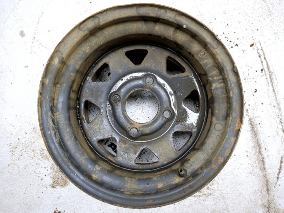 08-21 Kubota RTV 500 RTV500 Rear Wheel Rim Bent Lip 12x8.50 B