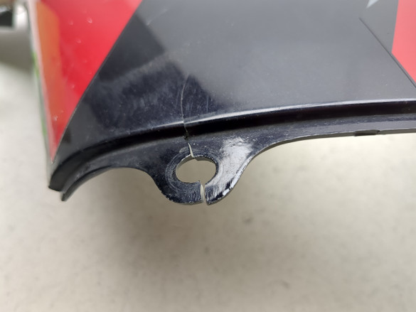 00 01 Kawasaki ZX900E ZX9R Front Right Side Mid Fairing Cover