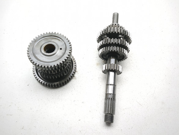 04-10 Kawasaki Vulcan 2000 VN2000 Engine Motor Transmission Gears
