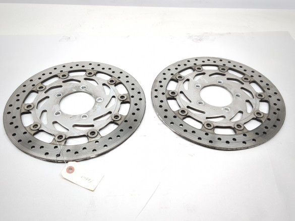 09-17 Triumph Thunderbird 1600 Front Disc Brake Rotors Set Pair