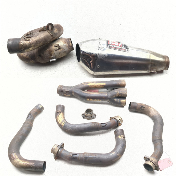 06-08 Yamaha YZF-R6R YZF R6 YOSHIMURA Exhaust Muffler Silencer Can W/ Pipe