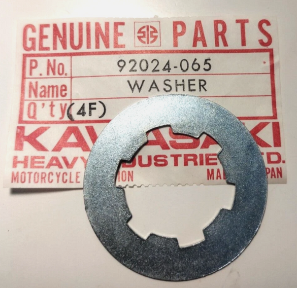 Kawasaki NOS NEW 92024-065 Lock Washer KE KT KX KDX KE250 KT250 KX500 KX420
