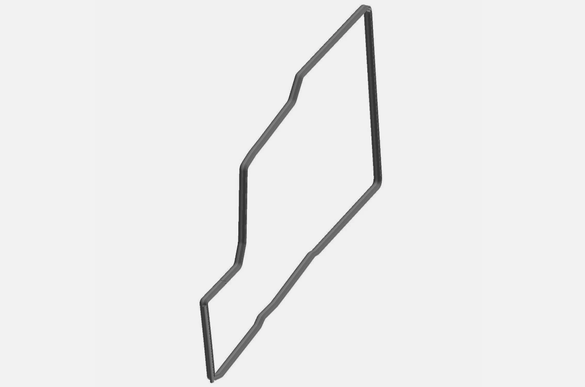 2017-2018 Polaris Ranger Crew XP 1000/EPS OEM Rear Right Door Seal 5522034