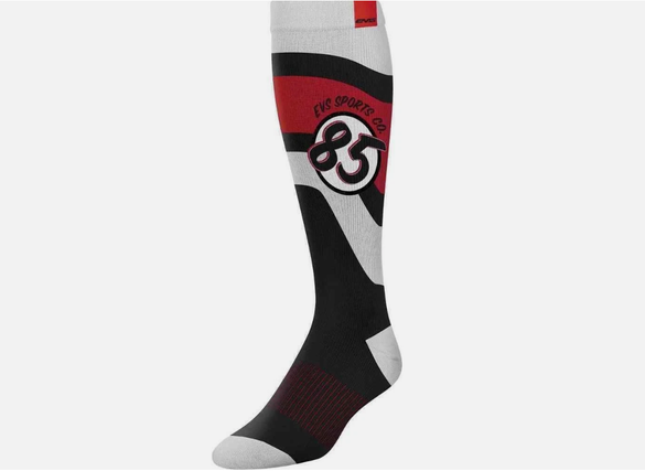 EVS Men's Cosmic Moto Off-Road Socks Red, Black, White SIZE: S/M 7-10 727613