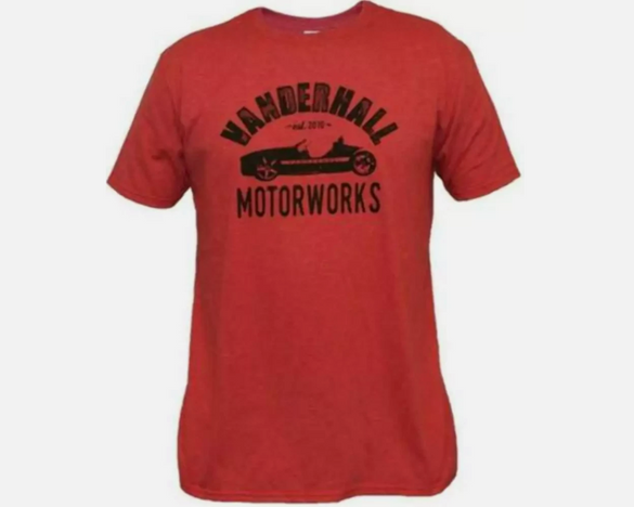 NEW VANDERHALL MOTORWORKS WOMANS T-SHIRT RED SIZE SMALL 69221721