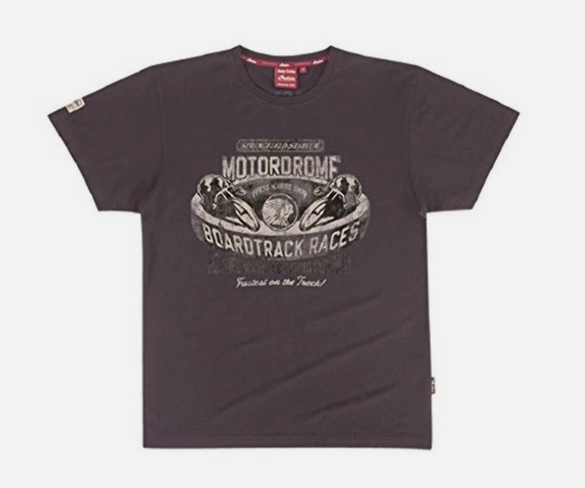 Indian Motorcycle Men's Short Sleeve Stadium Tee Open Box Gray Medium 286616303