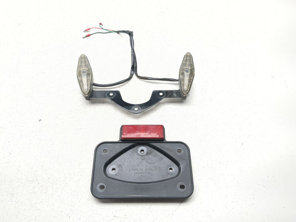 03-08 Kawasaki VN1600 Vulcan Classic License Plate Holder With Rear Turn Signals