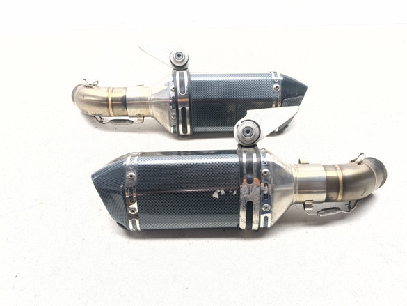 10-14 Ducati Monster 796 Exhaust Muffler Silencer Can Slip On Shorty  Set