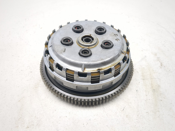 03 04 Kawasaki ZZR 600 Clutch Basket With Plates