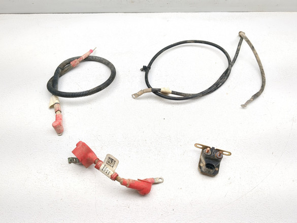 16-25 Polaris Sportsman 450 HO Relay Set With Battery Cables Starter Solenoid
