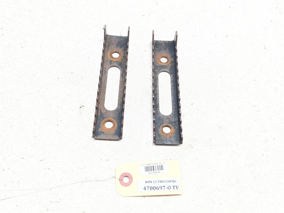 20-25 Honda TRX520FM6 Foreman Rubicon Footrest Peg Grip Brackets Set