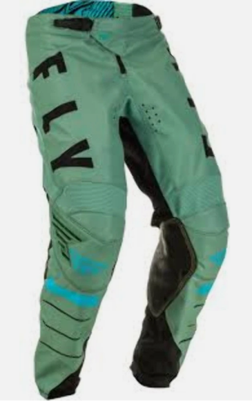 FLY RACING Youth Kinetic Dirt Bike Pants Size 26 Mint/Black 373-43626