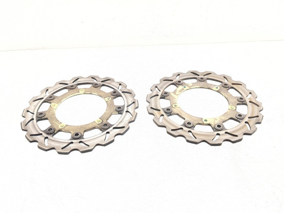 06-08 Yamaha YZF-R6S YZF R6 ARASHI Front Disc Brake Rotor Set