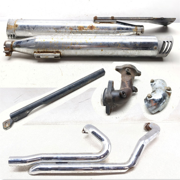 06-14 Yamaha Stratoliner Roadliner XV1900 FREEDOM Full Exhaust Muffler Headers