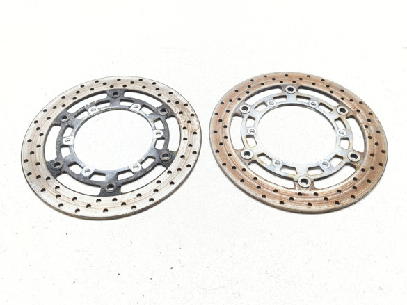 06-14 Yamaha Stratoliner Roadliner XV1900 Front Disc Brake Rotors Set