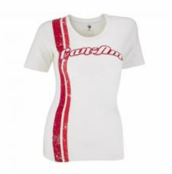 CAN-AM LADIES ORIGINAL TEE SHIRT, WHITE, SIZE MEDIUM 2864030638