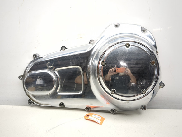 07-13 Harley Davidson Road Glide FLTR Left Side Outer Primary Clutch Cover