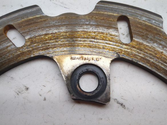 05 06 Kawasaki ZX6 ZX 636 Braking W-FIX Rear Disc Brake Rotor